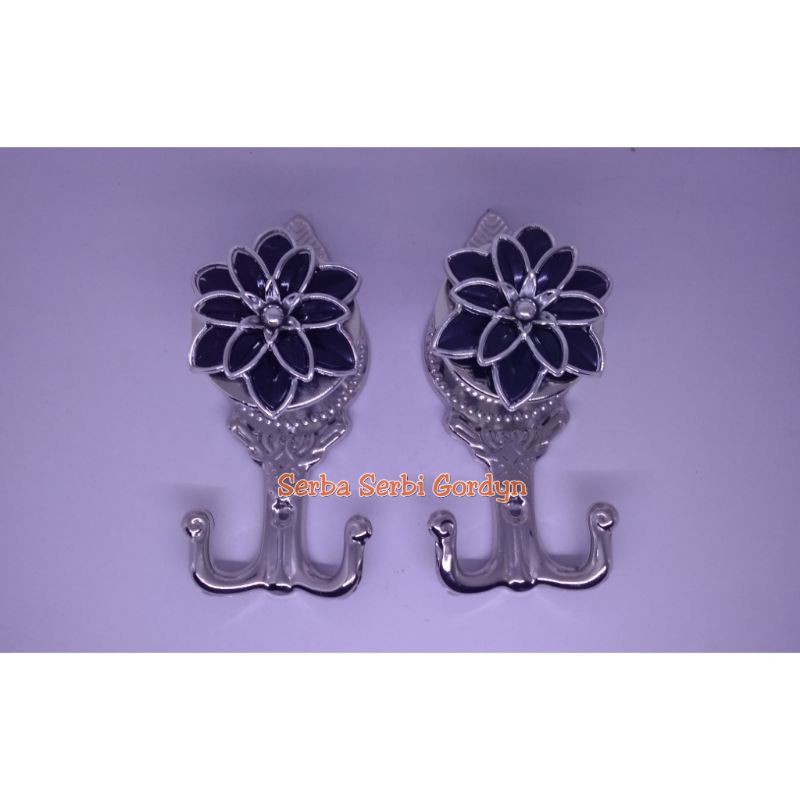 Hook Cantolan Tali Gorden Bunga Hitam
