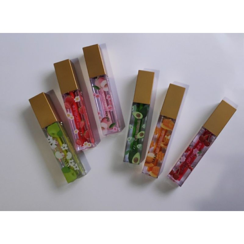 LIP JELLY BUAH / IMAN OF NOBLE LIP GLOSS BUAH / LIP GLOSS BENING / LIP GLOSS FRUIT 1 PCS