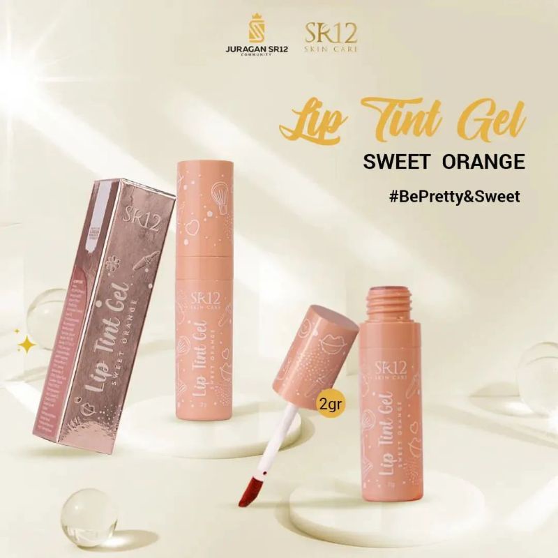 Jual SR12 lip tint gel(sweet orange) Shopee Indonesia