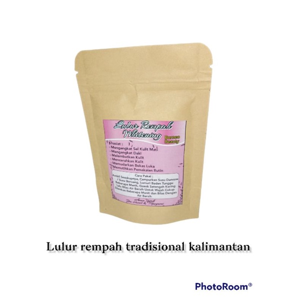 LULUR Rempah kering viral kalimantan