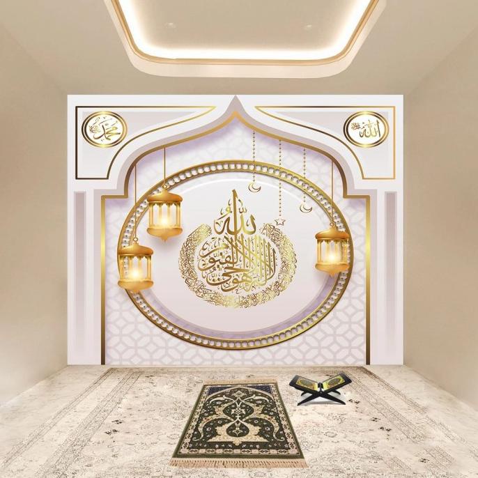 WALLPAPER DINDING 3D ISLAMI WALLPAPER CUSTOM 3D ISLAMI - SPANDUK Terbaru