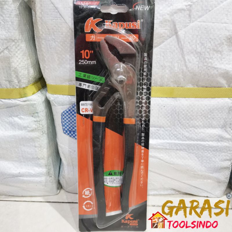 tang burung 10&quot; Kapusi Japan tang jepit locking plier tang pipa 10 inch