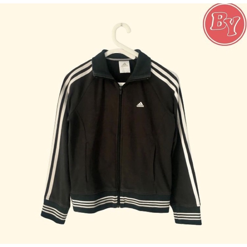 ADIDAS Jaket Tracktop Model Basic - Warna Hitam