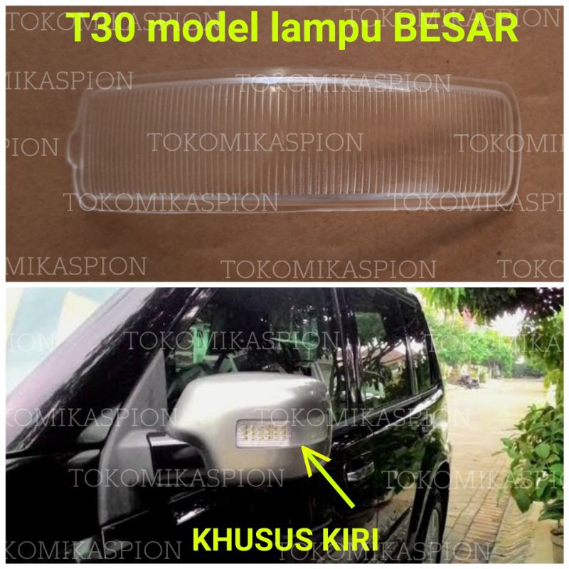 mika sein - lampu - riting - sen - spion xtrail - t30 - T30 - model lampu besar - khusus kiri