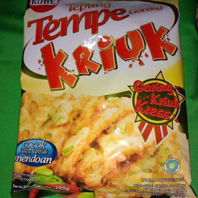

Kobe Tepung Bumbu Tempe Goreng Kriuk 200gram