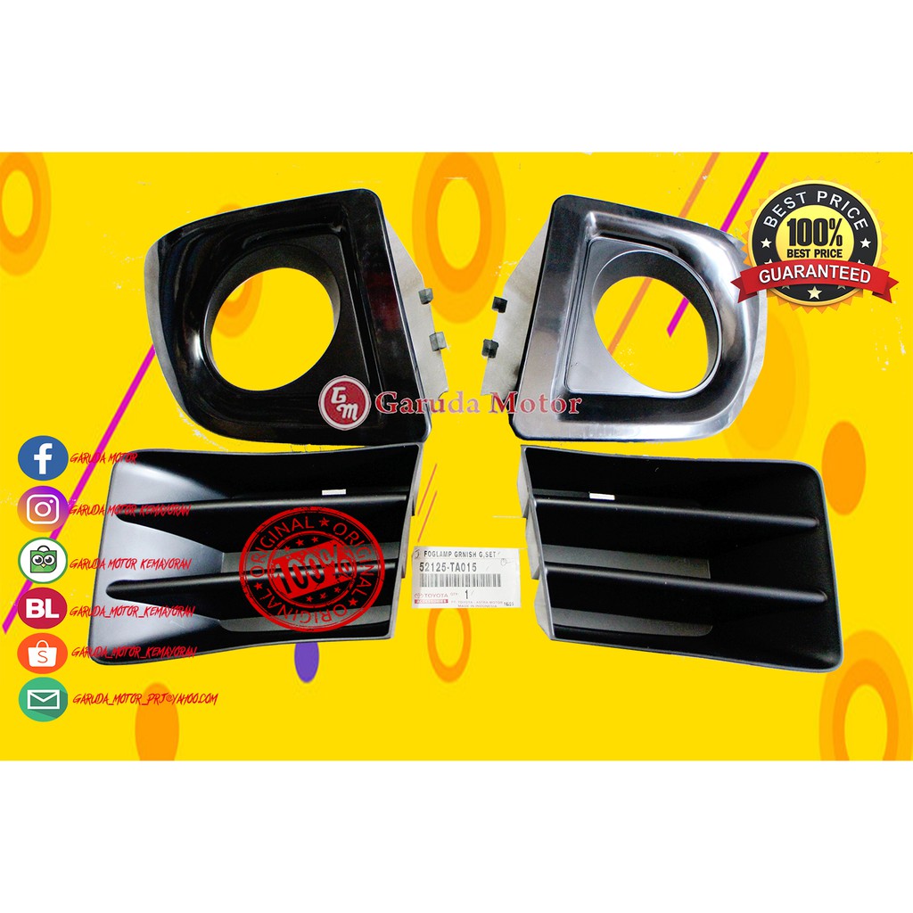 52125-TA015 FOGLAMP GARNISH TYPE G SET (4PC)