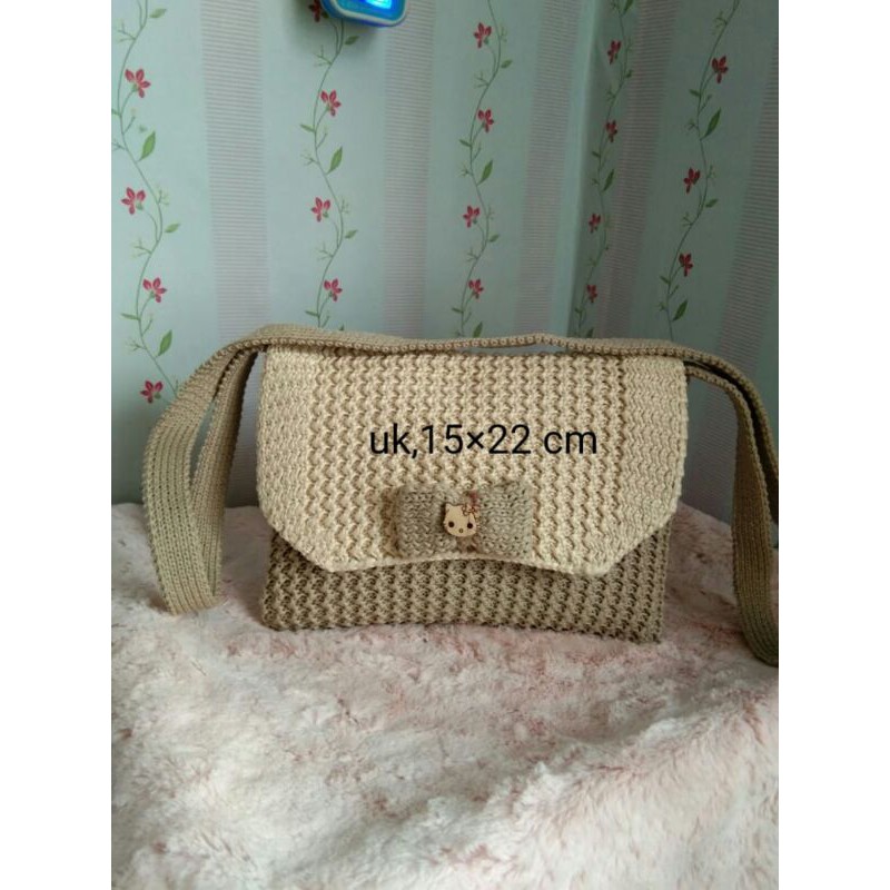  Dompet  rajut  Shopee Indonesia