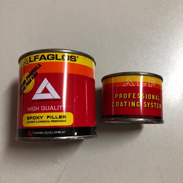 ALFAGLOS epoxy filler grey 1/4 set
