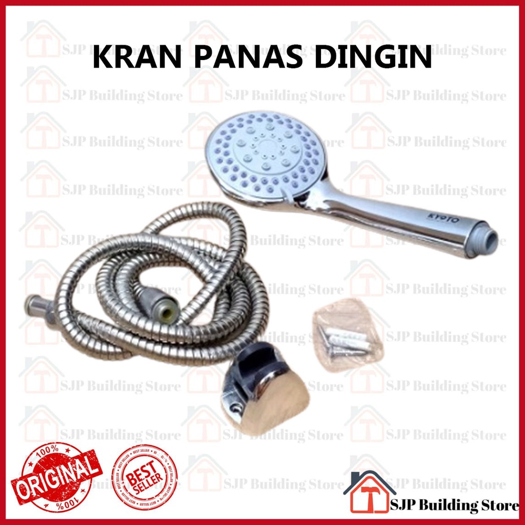 KRAN SHOWER PANAS DINGIN / KERAN KAMAR MANDI TOILET AIR PANAS DINGIN KERAN 2 CABANG / KERAN BATHUB