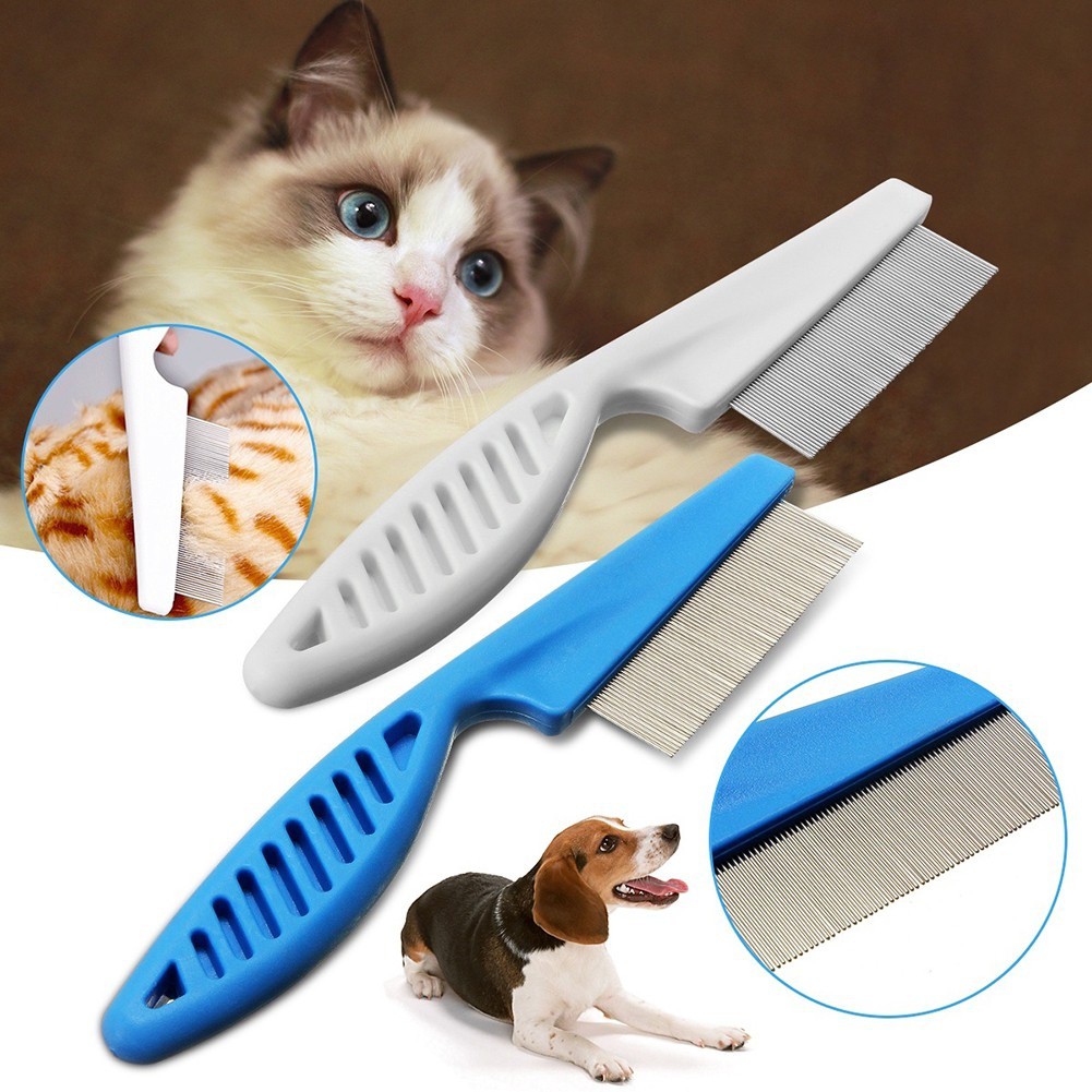 Sisir Bulu Anjing / Kucing Portable Bahan Plastik