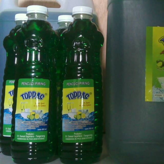 Toppas sabun cuci piring 500ml botol / sunlight
