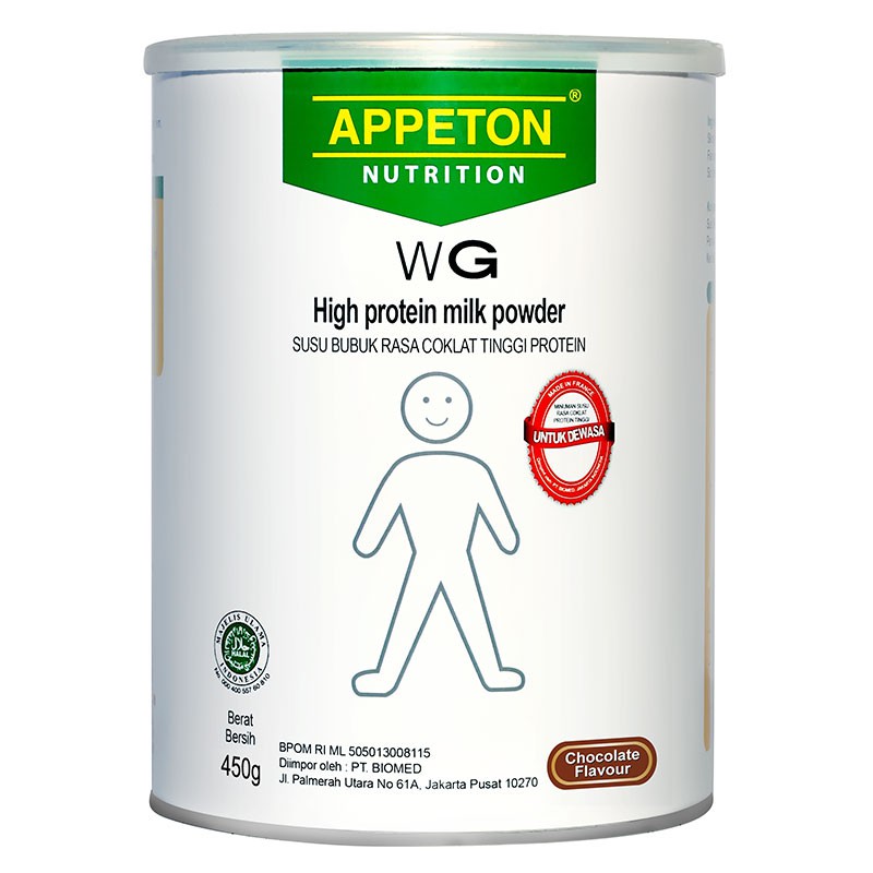 

APPETON WEIGT GAIN ADULT 450G COKLAT