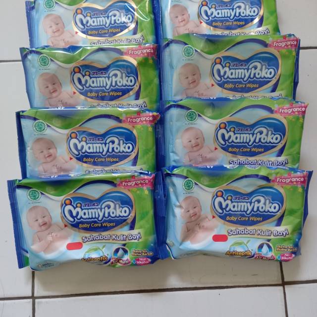 Tissue basah/wet tissue mamypoko isi 48/52