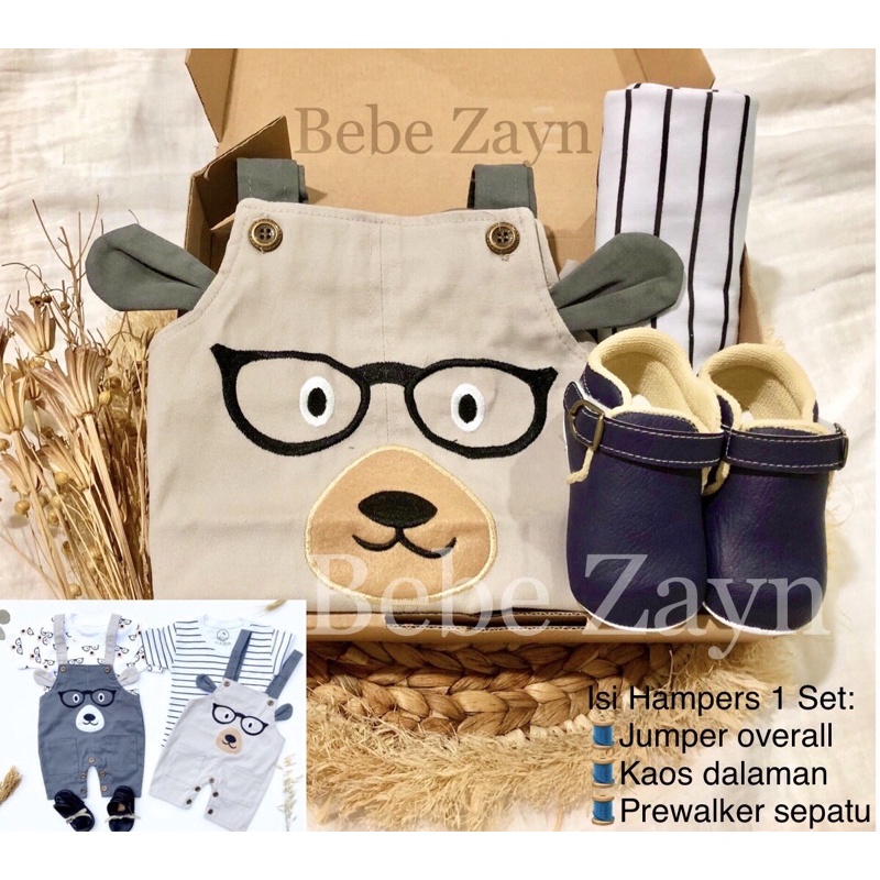 {BEBE ZAYN} Hampers baby/ hampers bayi/ baby gift/ kado bayi/ baby newborn/ Baby Boy/ Baby Boy Set-Beary O Stripe