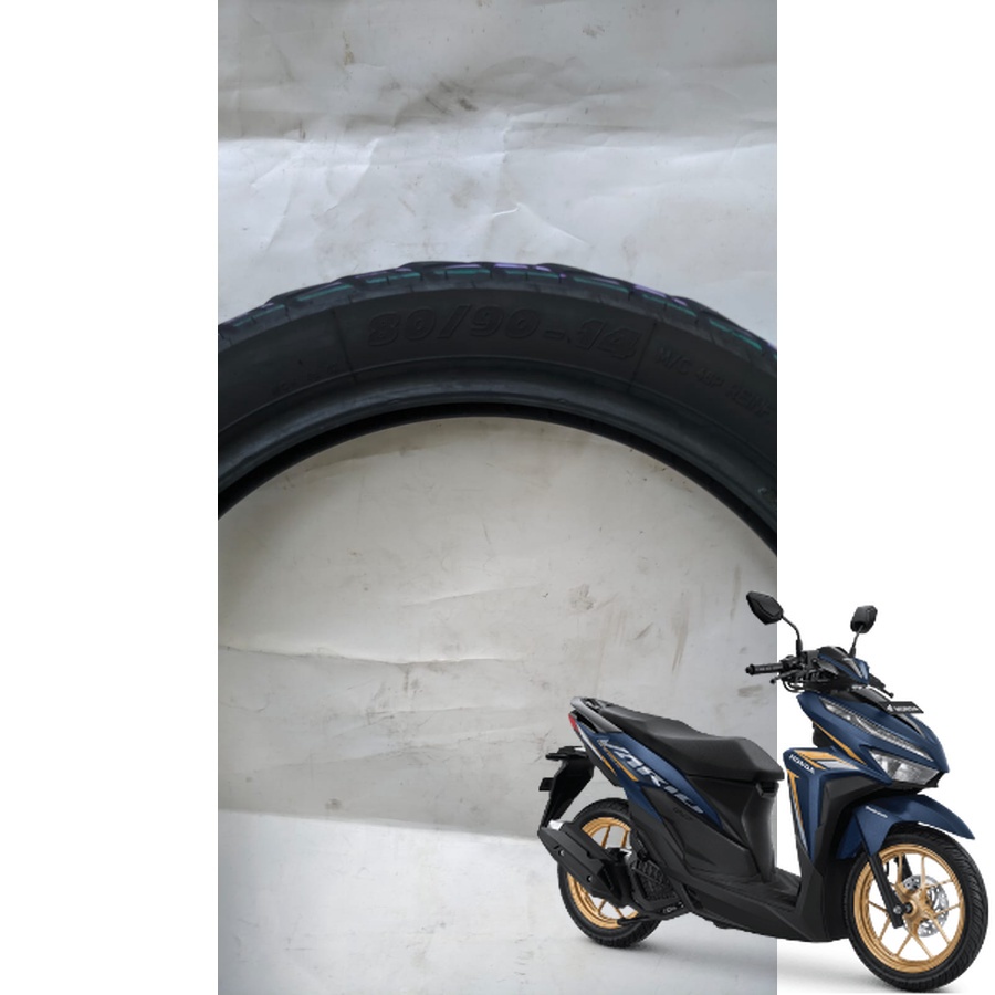 BAN ALL NEW VARIO 125  DEPAN UKURAN 80/90 RING 14 NON TUBLES MERK MICHELIN TERJAMIN