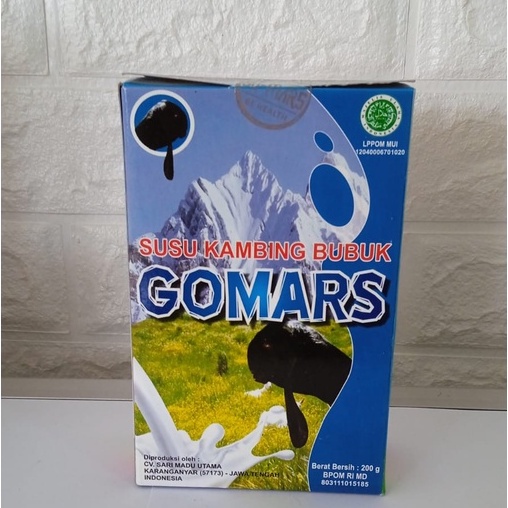 

Gomars Susu Kambing Bubuk Vanilla 200 gram