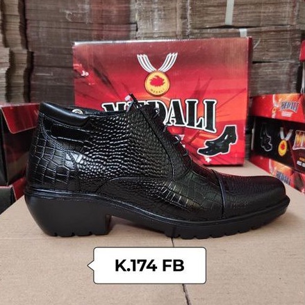 Sepatu kulit pria PDH semi boots polri TNI security guard PNS sepatu Kerja formal Tampil lebih keren