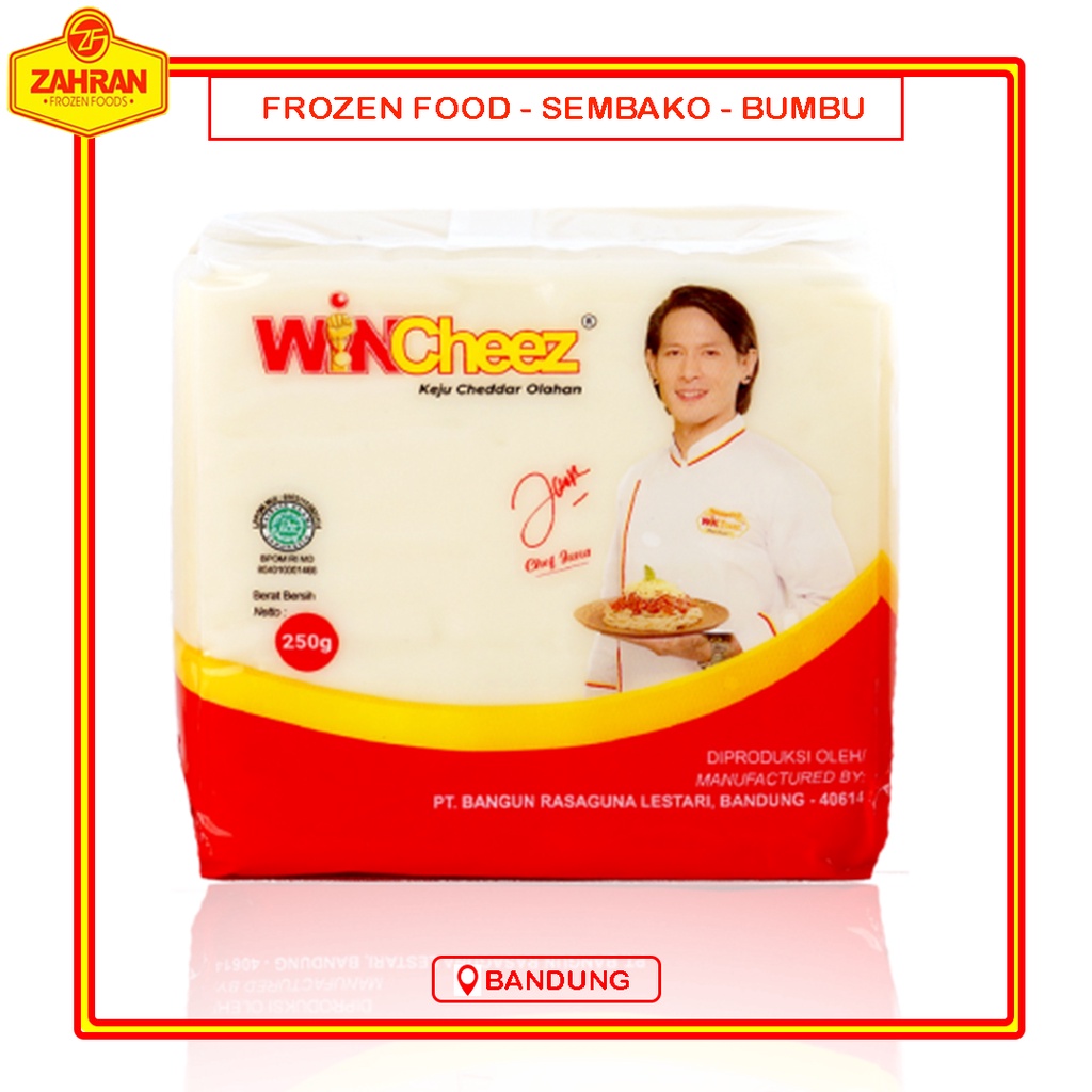 

Wincheez Cheedar 250gr Keju Premium Murah Bandung