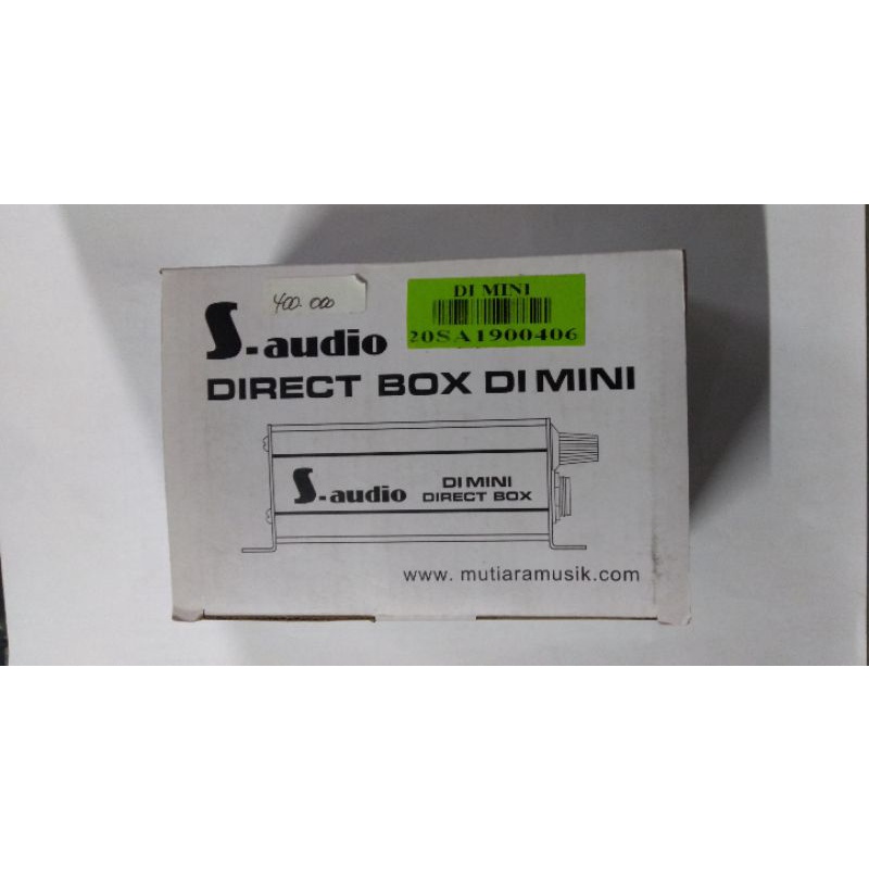 Direct Box S-Audio Di Mini