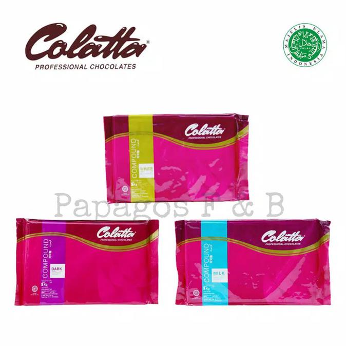 

Colatta Collata Chocolate Compound / Coklat Batang Dark , White , Milk TERLARIS TERPERCAYA ORIGINAL