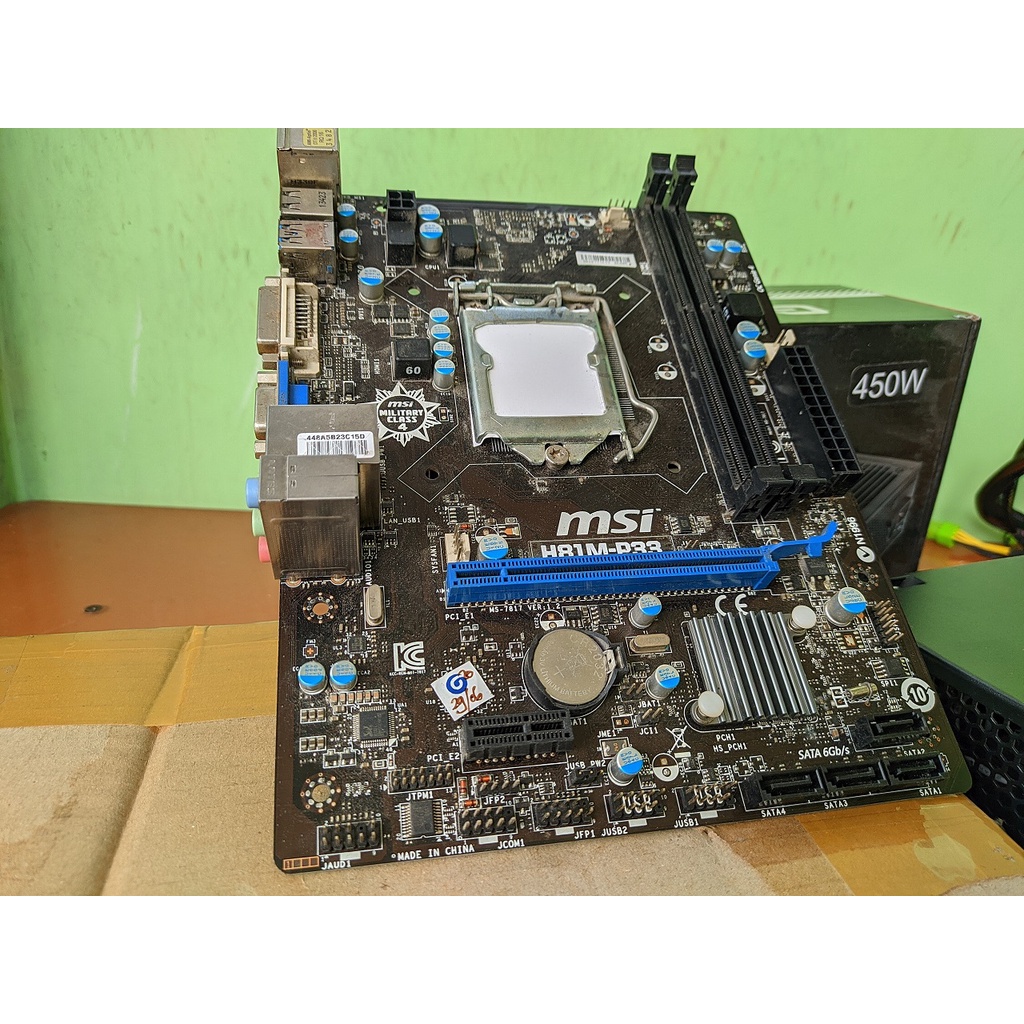 (BEKAS) Motherboard MSI H81M-P33