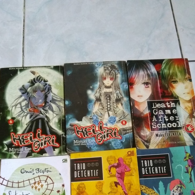 Jual (MOHON BACA DESKRIPSI DULU) KOMIK HORROR PRELOVED MURAH HELL