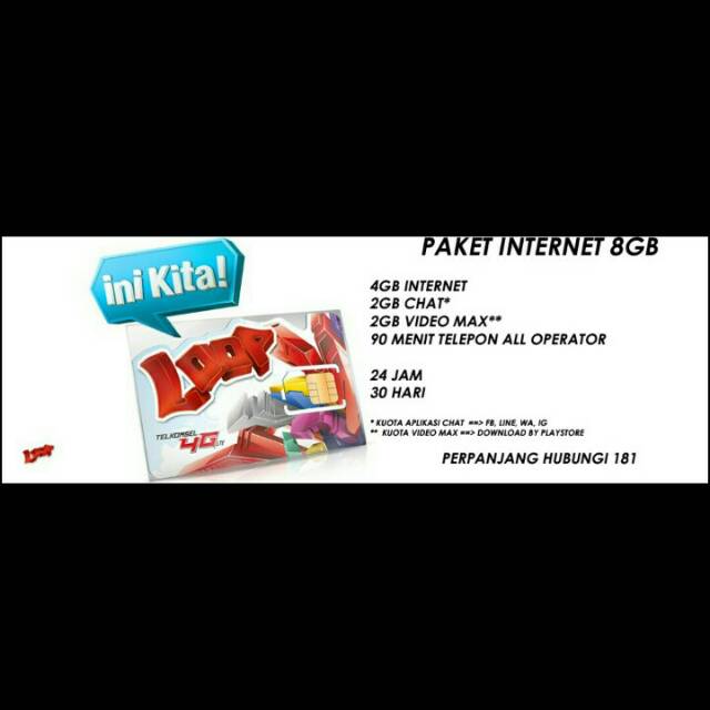 Data Telkomsel 8Gb