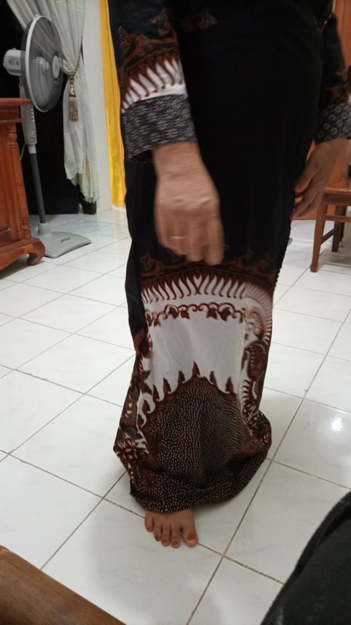Gamis Batik Kombinasi Terbaru Ld 110