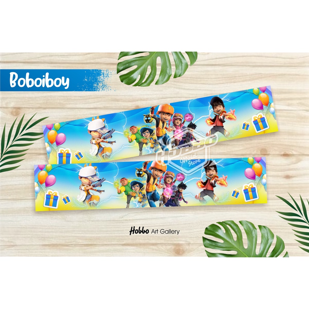 

Isi 10 pcs - Boboiboy - Ready Stok - Tas Plastik Label Ulang Tahun - Birthday Goodie bag Murah