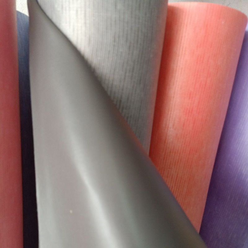 KULIT SINTESIS/KULIT IMITASI MOTIF POLOS bisa buat perlak bayi-Abu tua