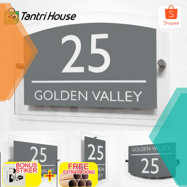 

Nomor Rumah Akrilik Modern Papan Nomer Rumah Acrylic Sederhana Keren