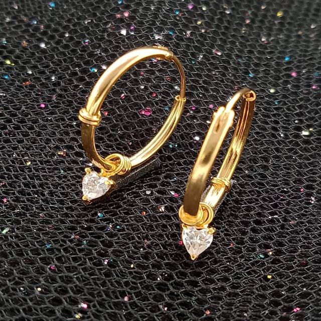 Anting Jipsi Emas 17 K - 1.05gr Kadar 750 - 3324