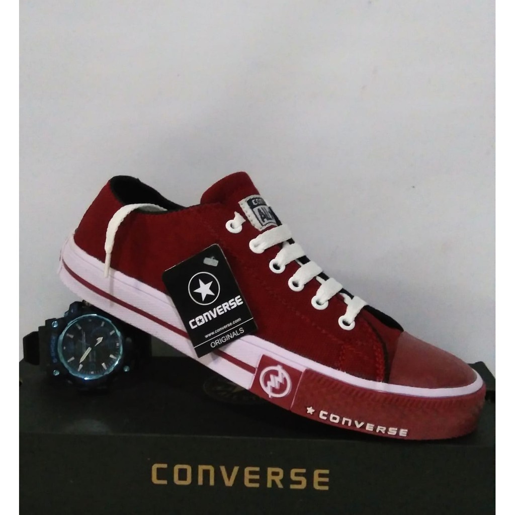 Sepatu Casual Converse Allstar Petir Chuck Taylor Clasic Premium Sneakers Pria Dan Wanita