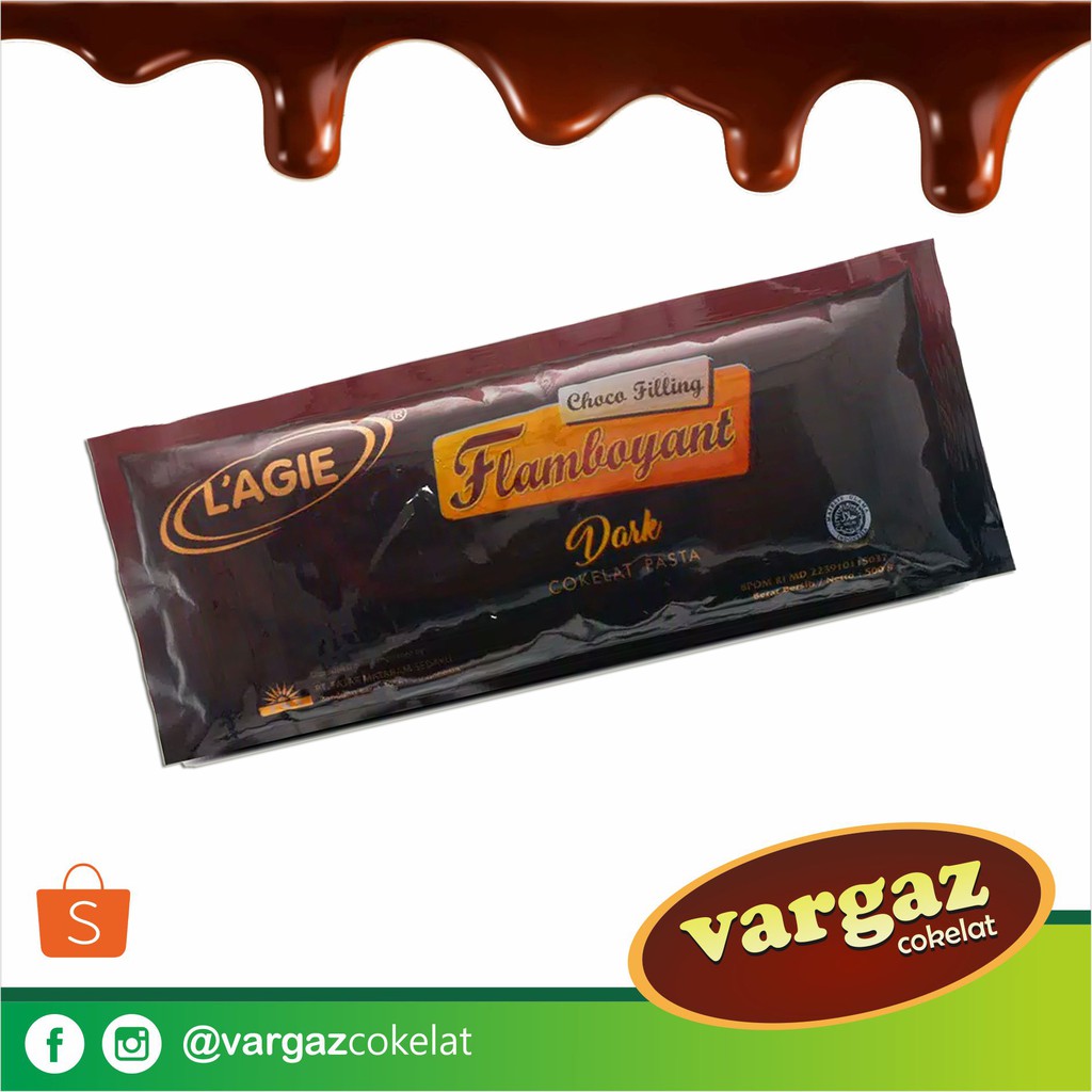 

LAGIE Flamboyant Dark Choco Filling Cokelat Pasta Kemasan 500gr