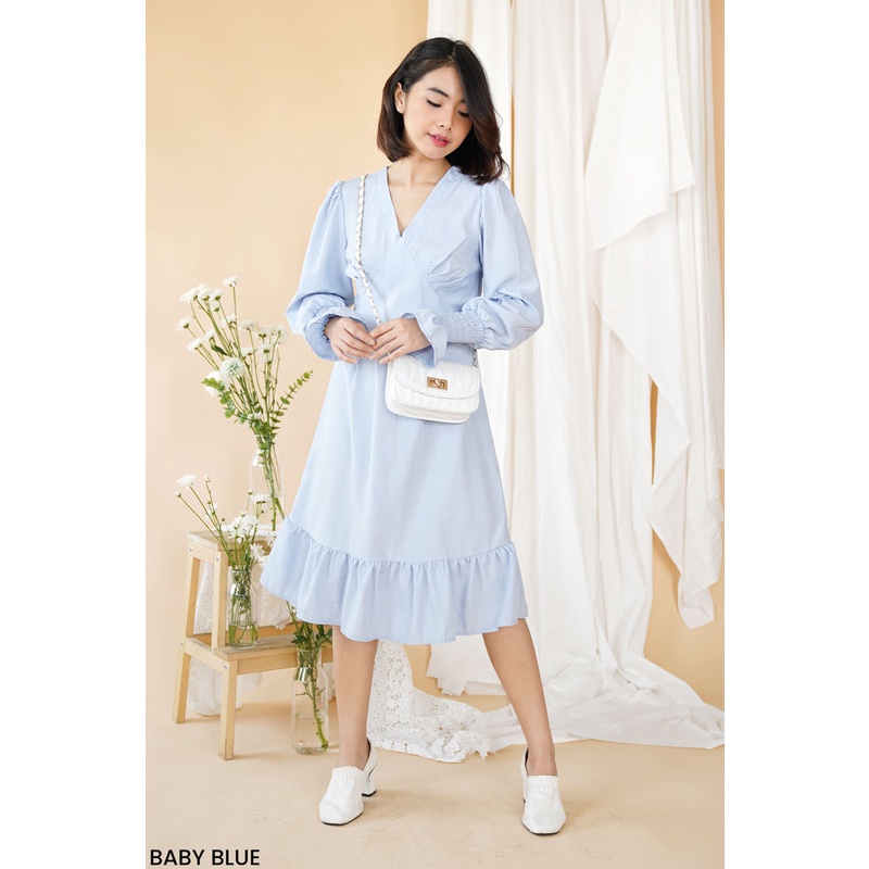 Manopo Dress Casual Dres Wanita