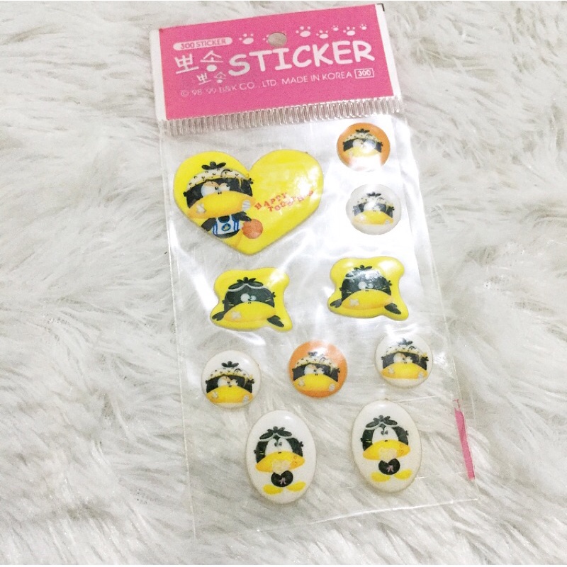 

Sponge Sticker Soft Stiker Scrapbook Jurnal Diary Korea