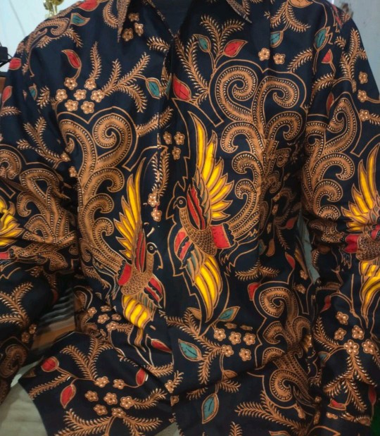 Atasan Kemeja Batik Pria Lengan Panjang Premium Full Furing Rajasakti Solo Ori Bak 064