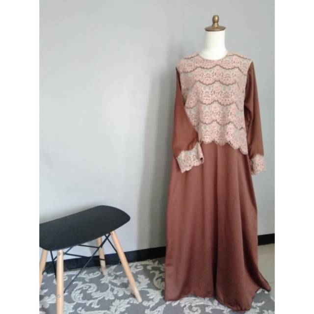 GAUN PESTA MUSLIM/BAJU MUSLIM WANITA/GAMIS PESTA MUSLIM