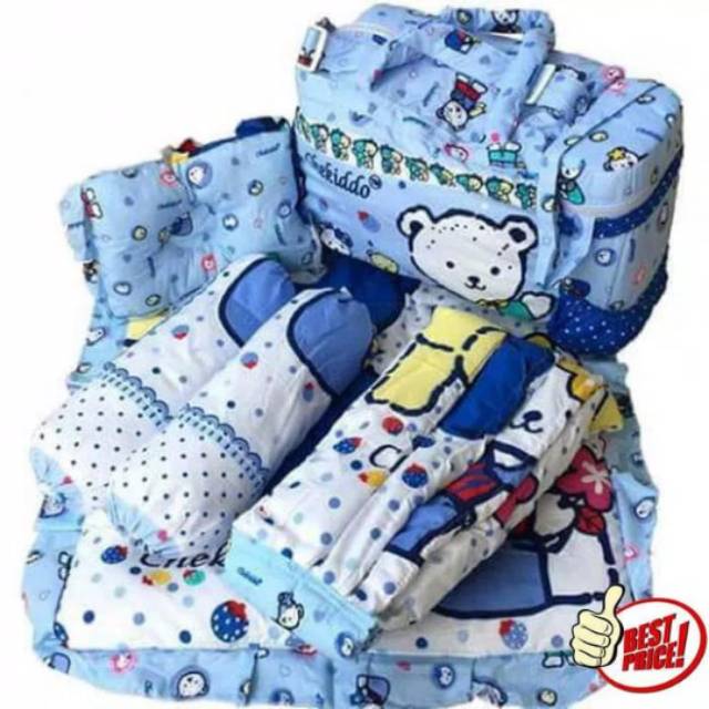 KADO Set Perlengkapan Bayi Newborn Paket Lengkap Peralatan Tidur Bayi 0