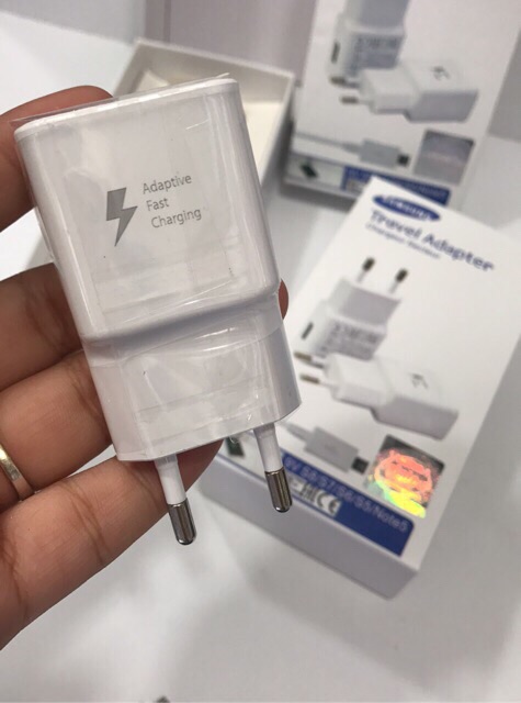 Charger Sam 9V 2.0 real Fast charging note5 / s6 / S7 packing kotak TP