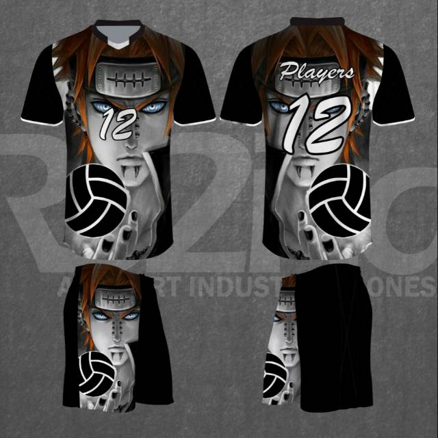 Karakter Dark Naruto Kostum Volley Kostum Voli Baju Volley Baju Voli Desain Elegan Shopee Indonesia