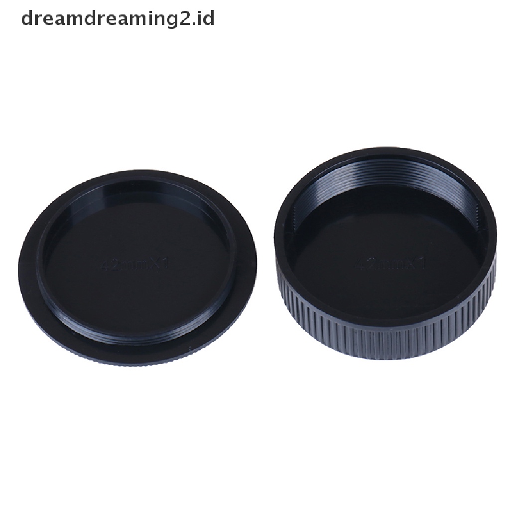 (LIKE) 1 Set Sekrup Mount M42 42mm Untuk Lensa Kamera Belakang + Tutup Badan