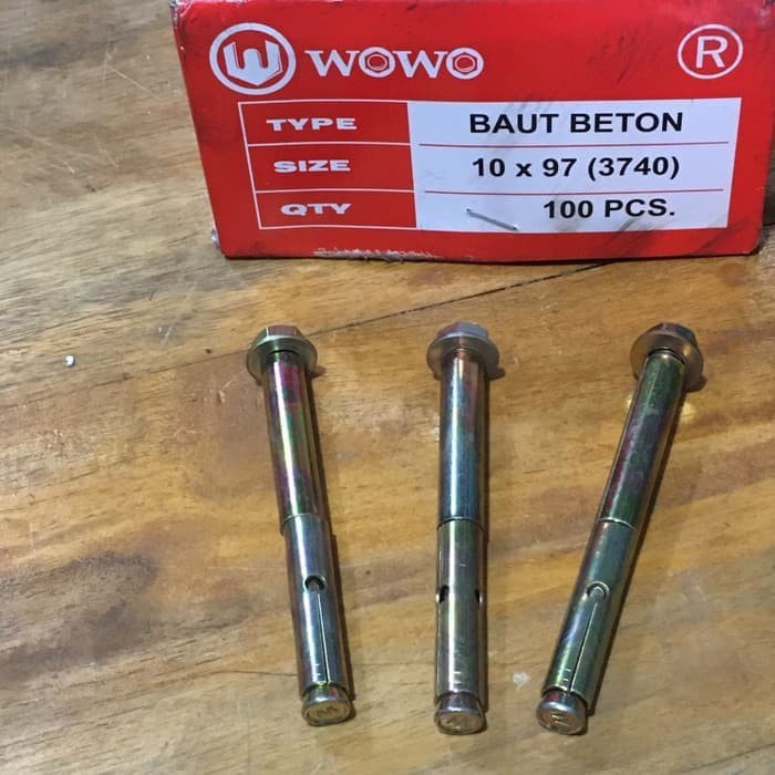 Planet88 - PT 88 - BAUT DINABOLT WOWO 10 x 97mm FISHER BESI Pasang Bracket TV & Kanopi