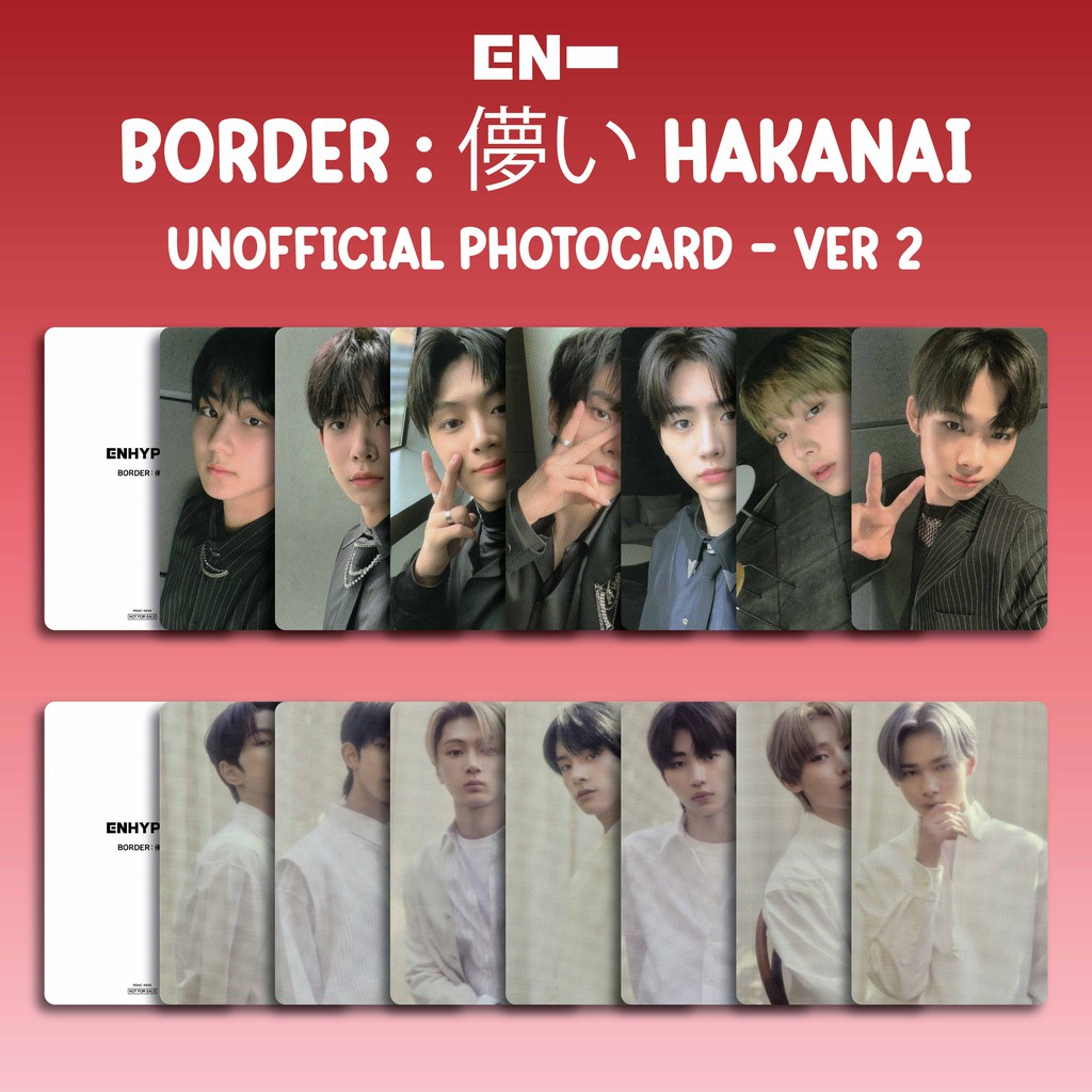 [REPLIKA] ENHYPEN BORDER : 儚い HAKANAI VER2