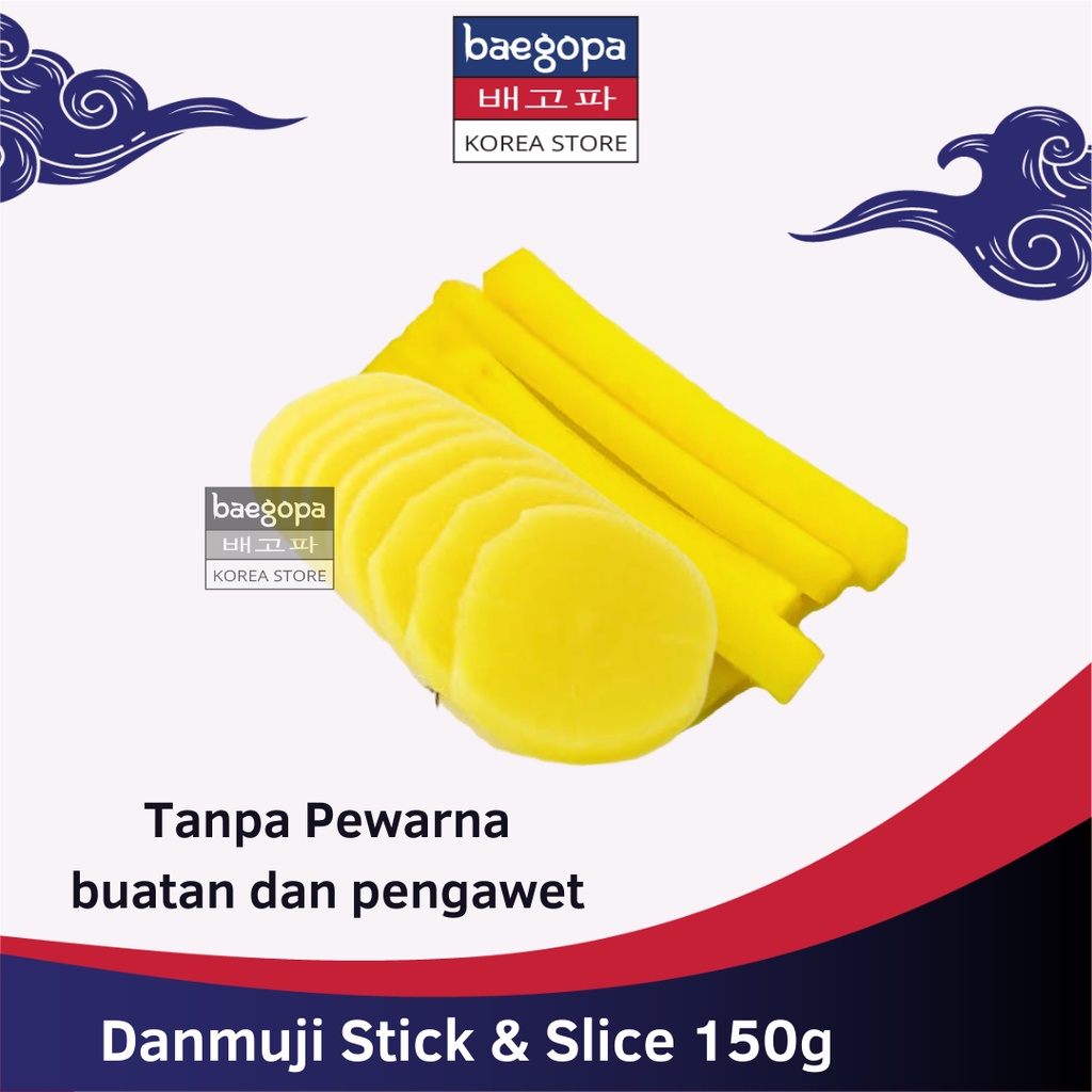 

DANMUJI Stick & Slice Acar lobak Korea 150 g | Takuan...