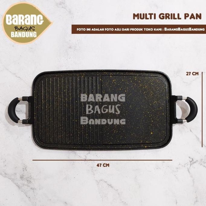 Promo Multi Grill Pan Tebal Panggangan Bbq 2 In 1 Yu Semogajaya84