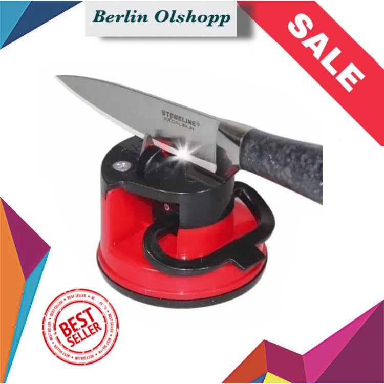 Knife Sharpener With Suction Pad / Asahan Pisau Bulat