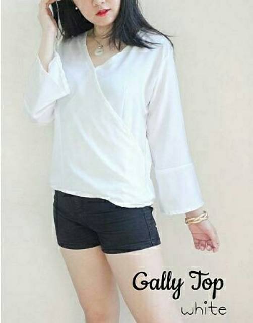 FWG - GALLY TOP / ATASAN WANITA / BLOUSE WANITA KOREA / ATASAN / PAKAIAN WANITA TERBARU 2023