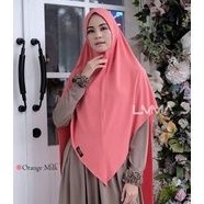 Bergo milea umma warna orange milk, original by umma