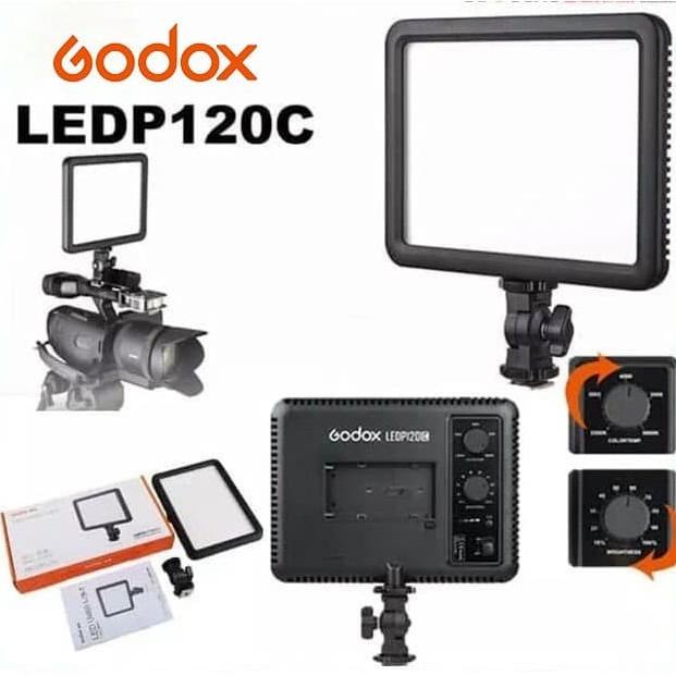Led Godox P120C 120C Video Light Portable Kamera Vlog - Led Only